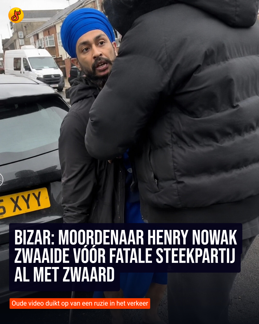 Bizar: Moordenaar Henry Nowak zwaaide vóór fatale steekpartij al met zwaard