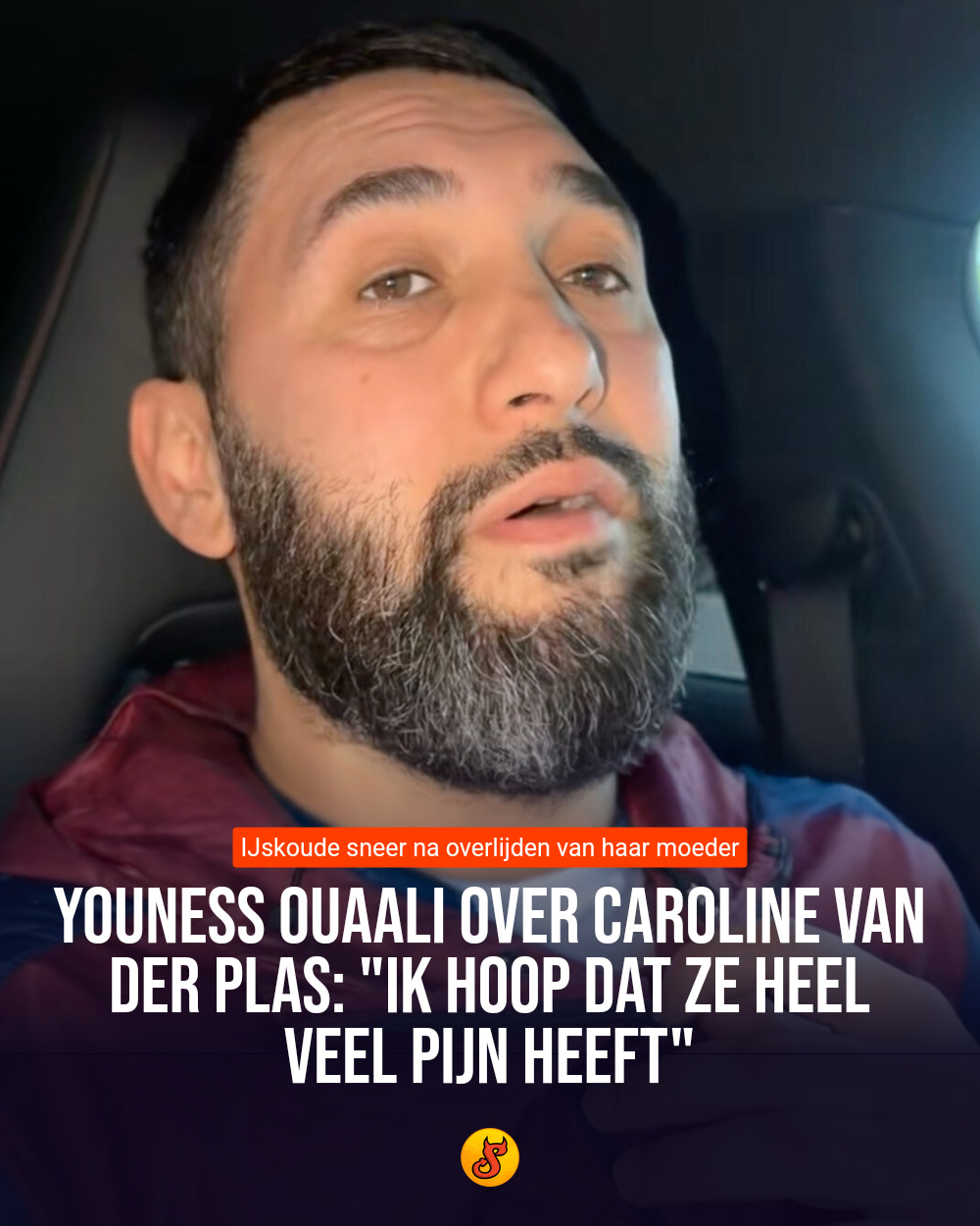 Youness Ouaali over Caroline van der Plas: "Ik hoop dat ze heel veel pijn heeft"