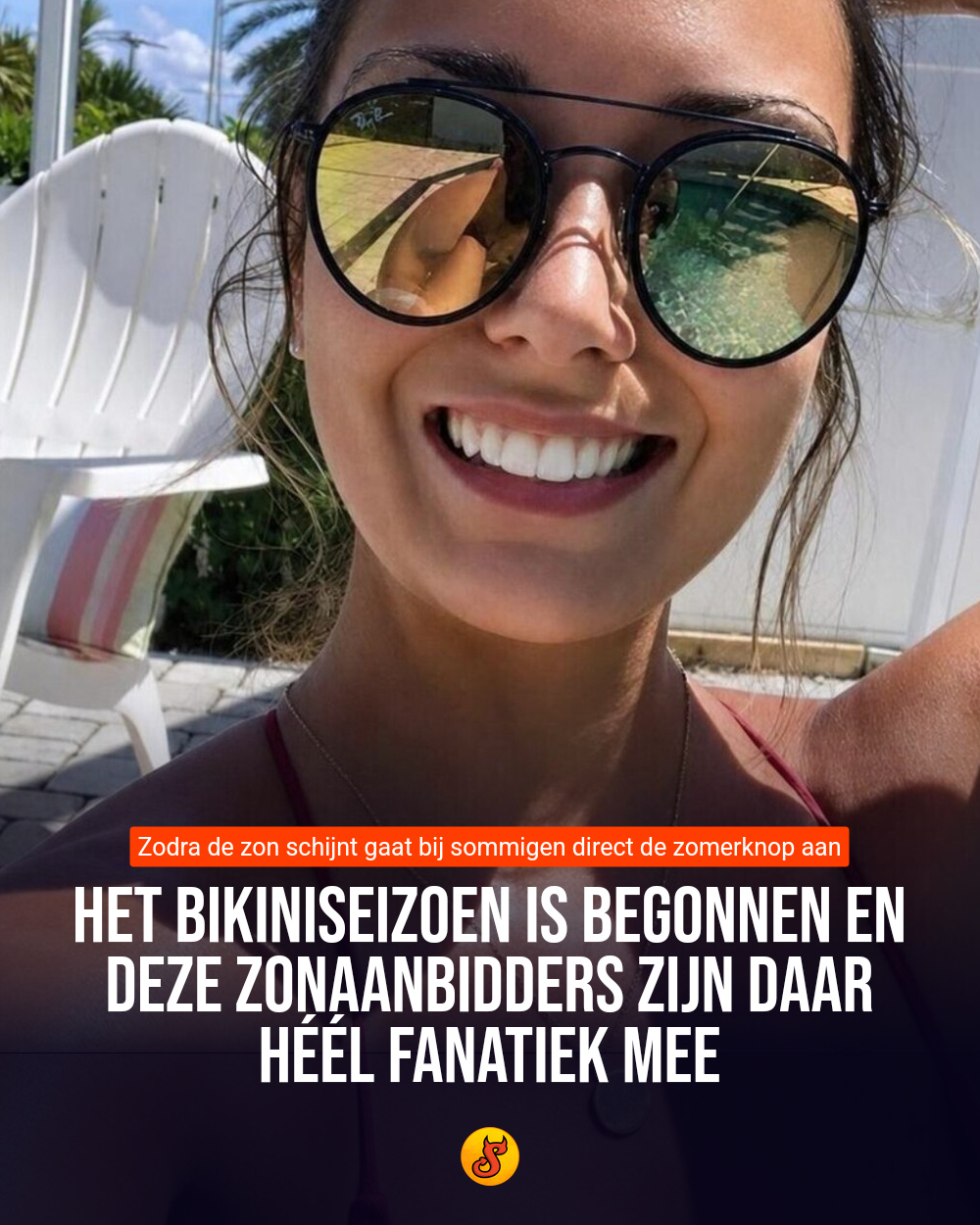 Het bikiniseizoen is begonnen en deze zonaanbidders zijn daar héél fanatiek mee