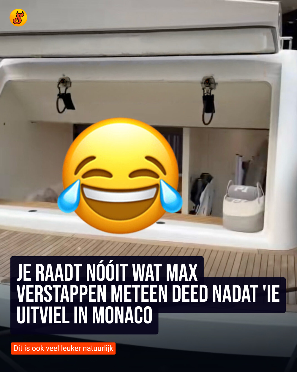 Je raadt nóóit wat Max Verstappen meteen deed nadat 'ie uitviel in Monaco