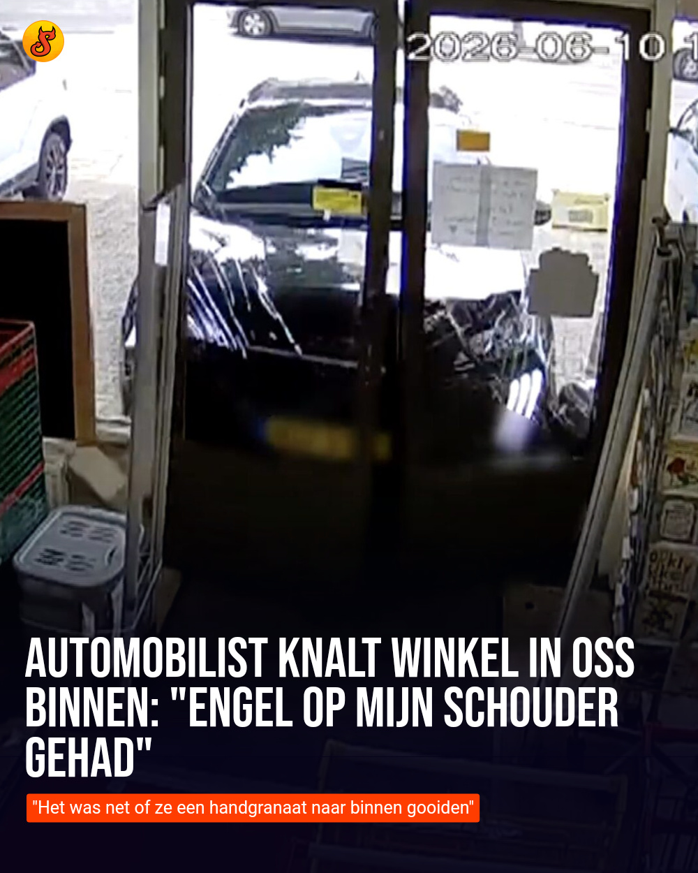 Automobilist knalt winkel in Oss binnen: "Engel op mijn schouder gehad"