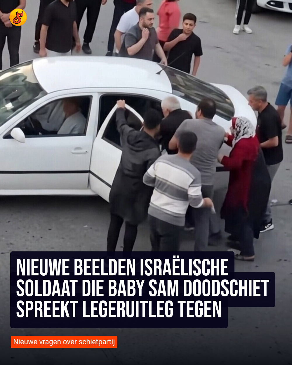 Nieuwe beelden Israëlische soldaat die baby Sam doodschiet spreekt legeruitleg tegen
