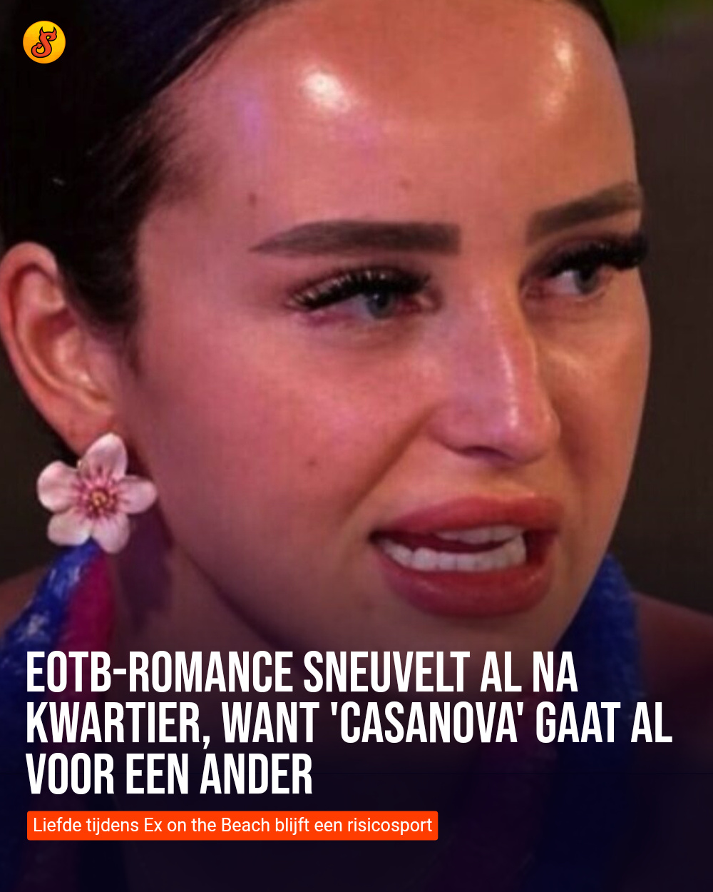 EOTB-romance sneuvelt al na kwartier, want 'Casanova' gaat al voor een ander