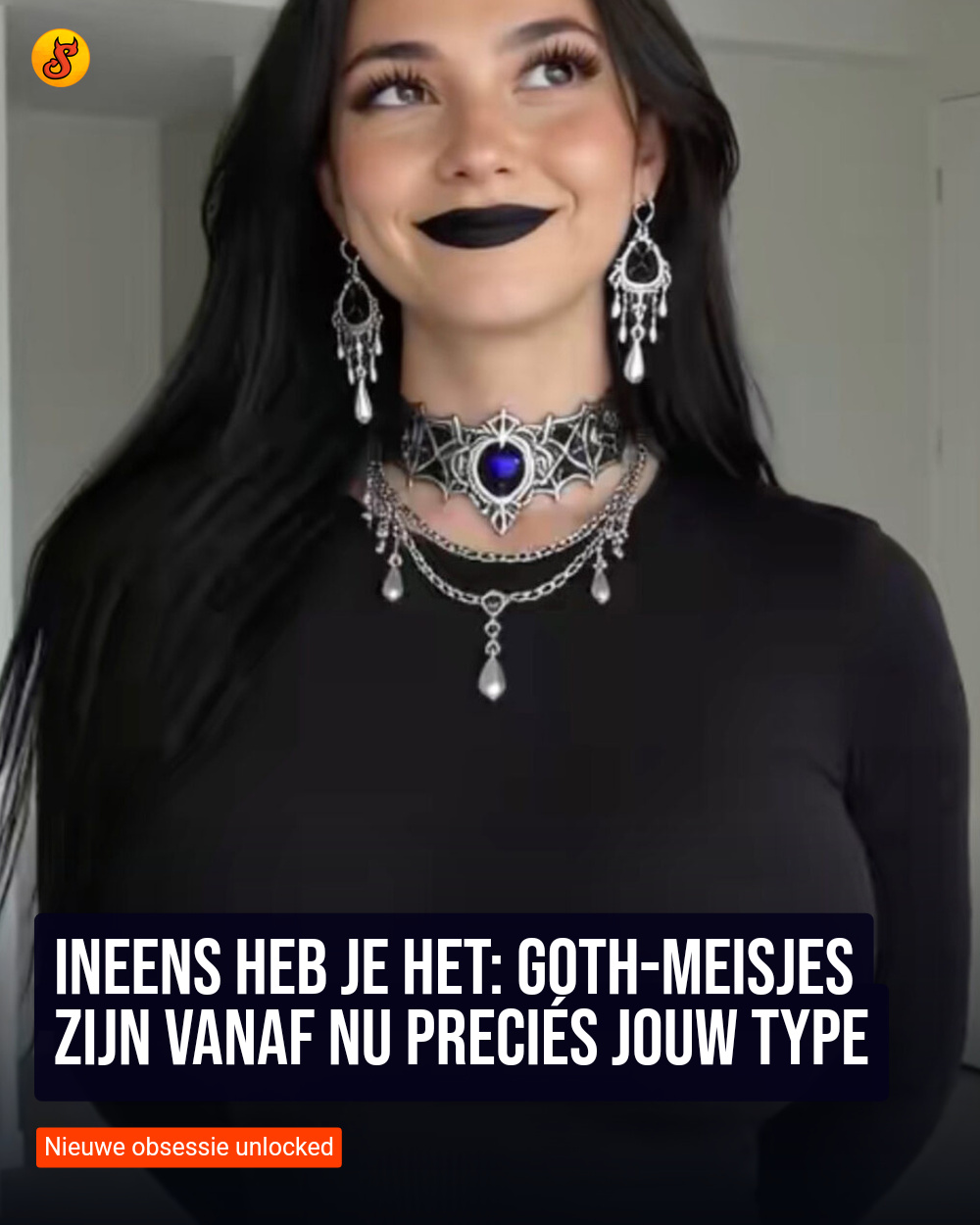 Ineens heb je het: Goth-meisjes zijn vanaf nu preciés jouw type