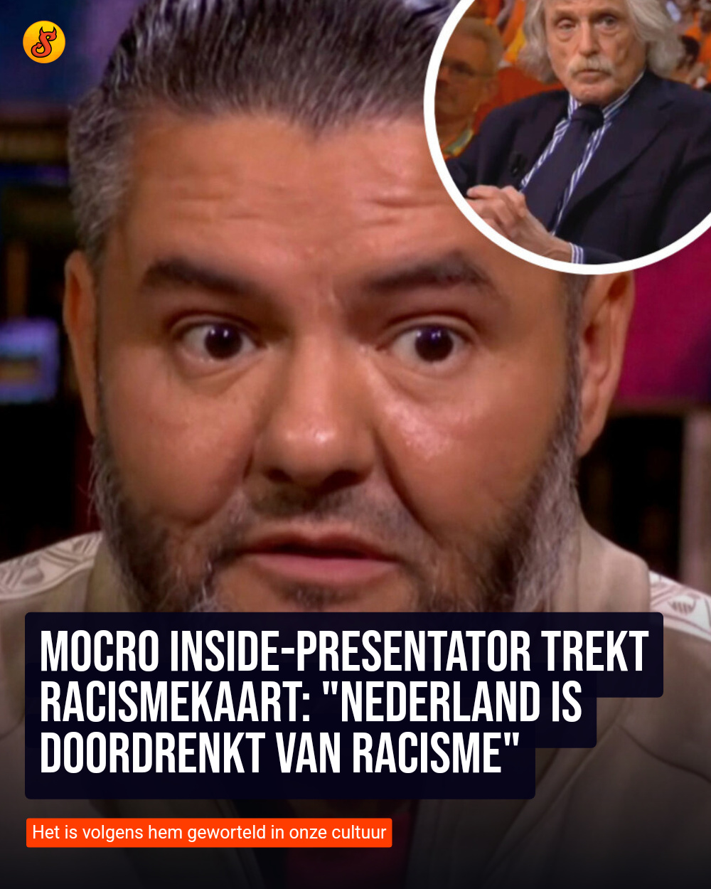 Mocro Inside-presentator trekt racismekaart: "Nederland is doordrenkt van racisme"