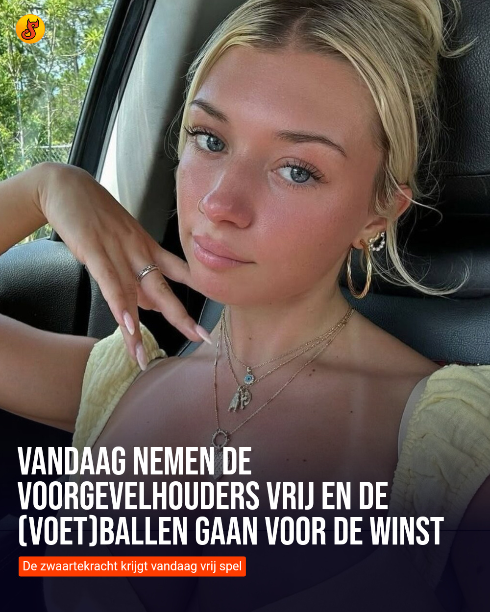 Vandaag nemen de voorgevelhouders vrij en de (voet)ballen gaan voor de winst