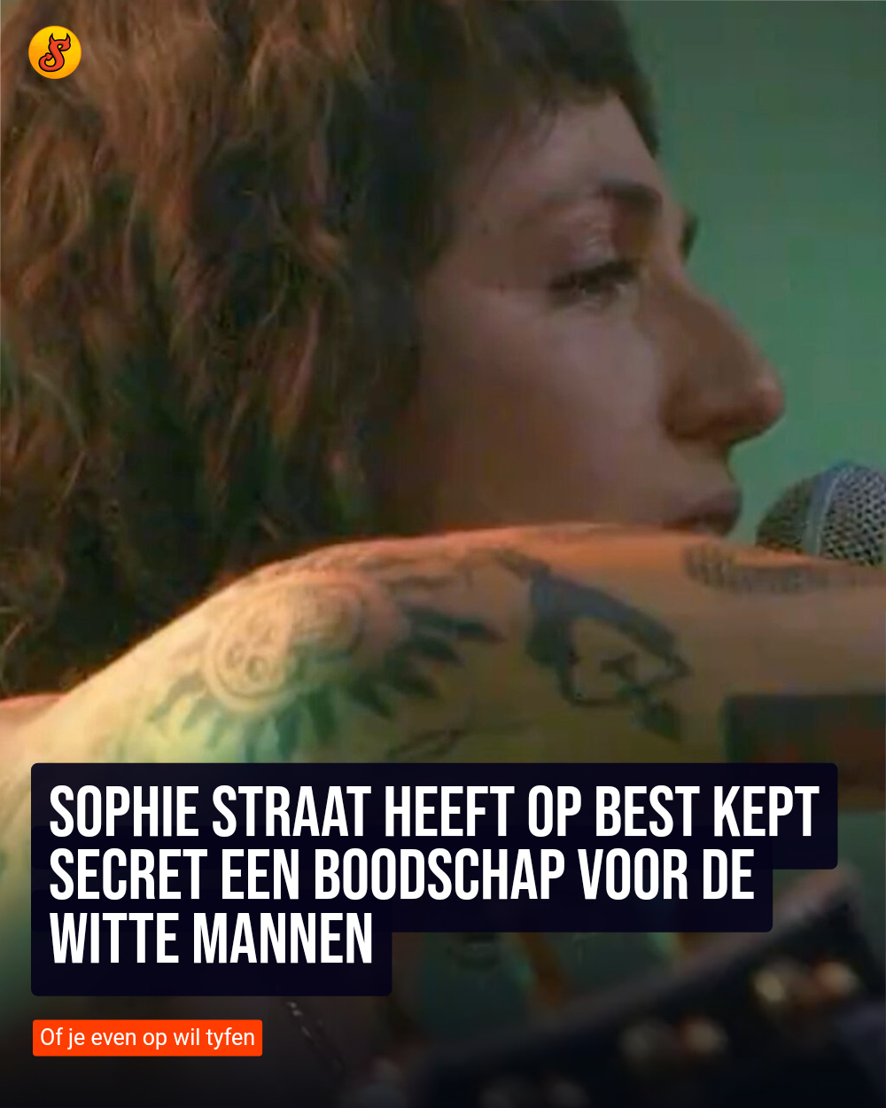 Sophie Straat heeft op Best Kept Secret een boodschap voor de witte mannen