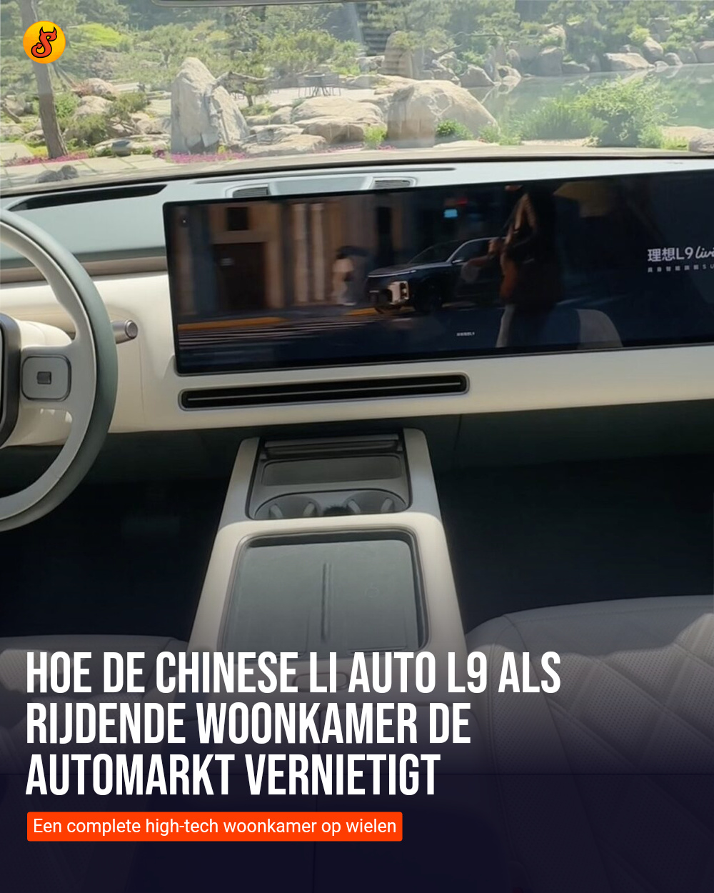 Hoe de Chinese Li Auto L9 als rijdende woonkamer de automarkt vernietigt
