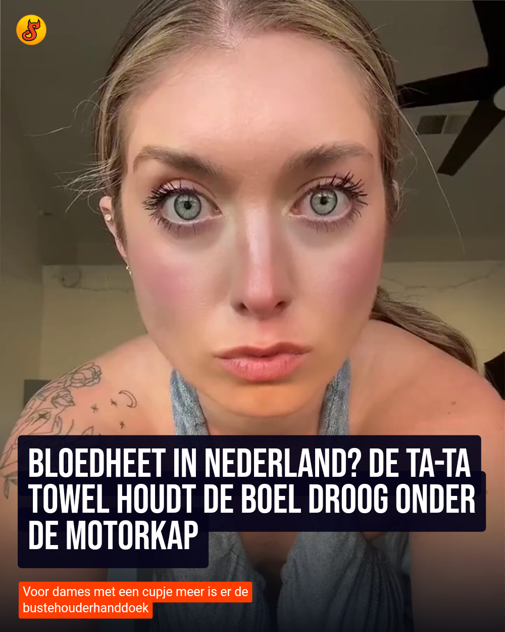 Bloedheet in Nederland? De Ta-Ta Towel houdt de boel droog onder de motorkap