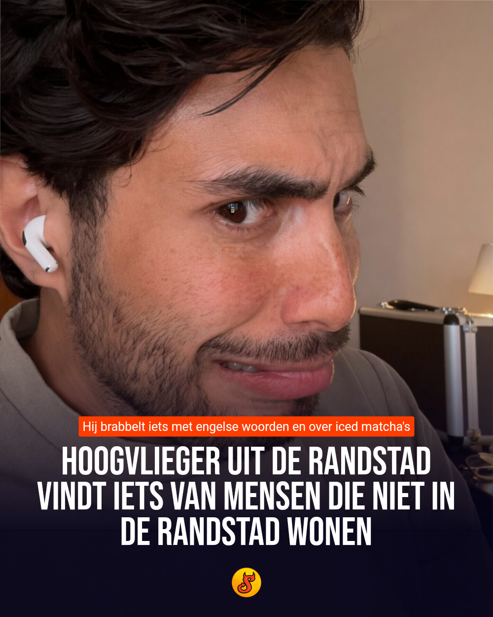 Hoogvlieger uit de Randstad vindt iets van mensen die NIET in de Randstad wonen