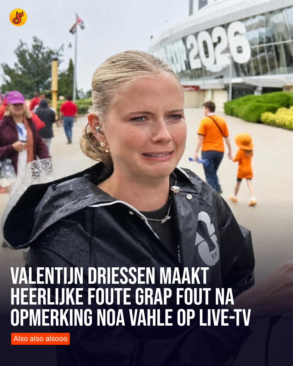 Valentijn Driessen maakt heerlijke foute grap fout na opmerking Noa Vahle op live-tv