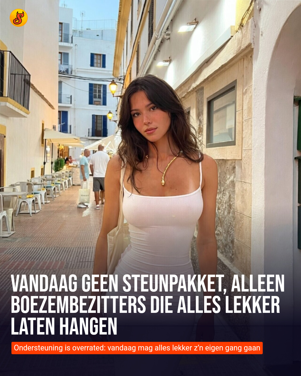 Vandaag geen steunpakket, alleen boezembezitters die alles lekker laten hangen