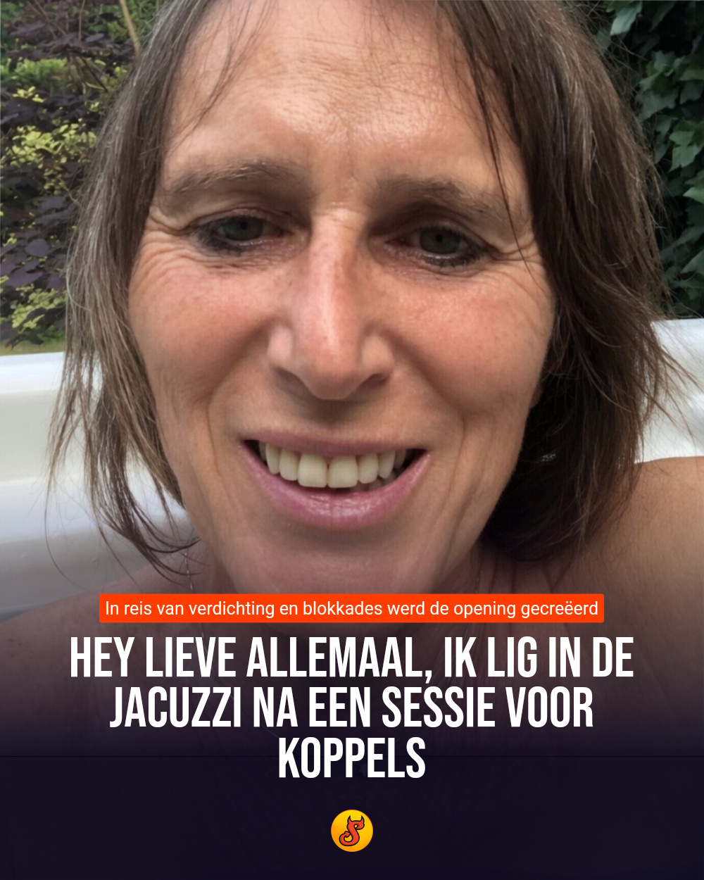 Hey lieve allemaal, ik lig in de jacuzzi na een sessie voor koppels