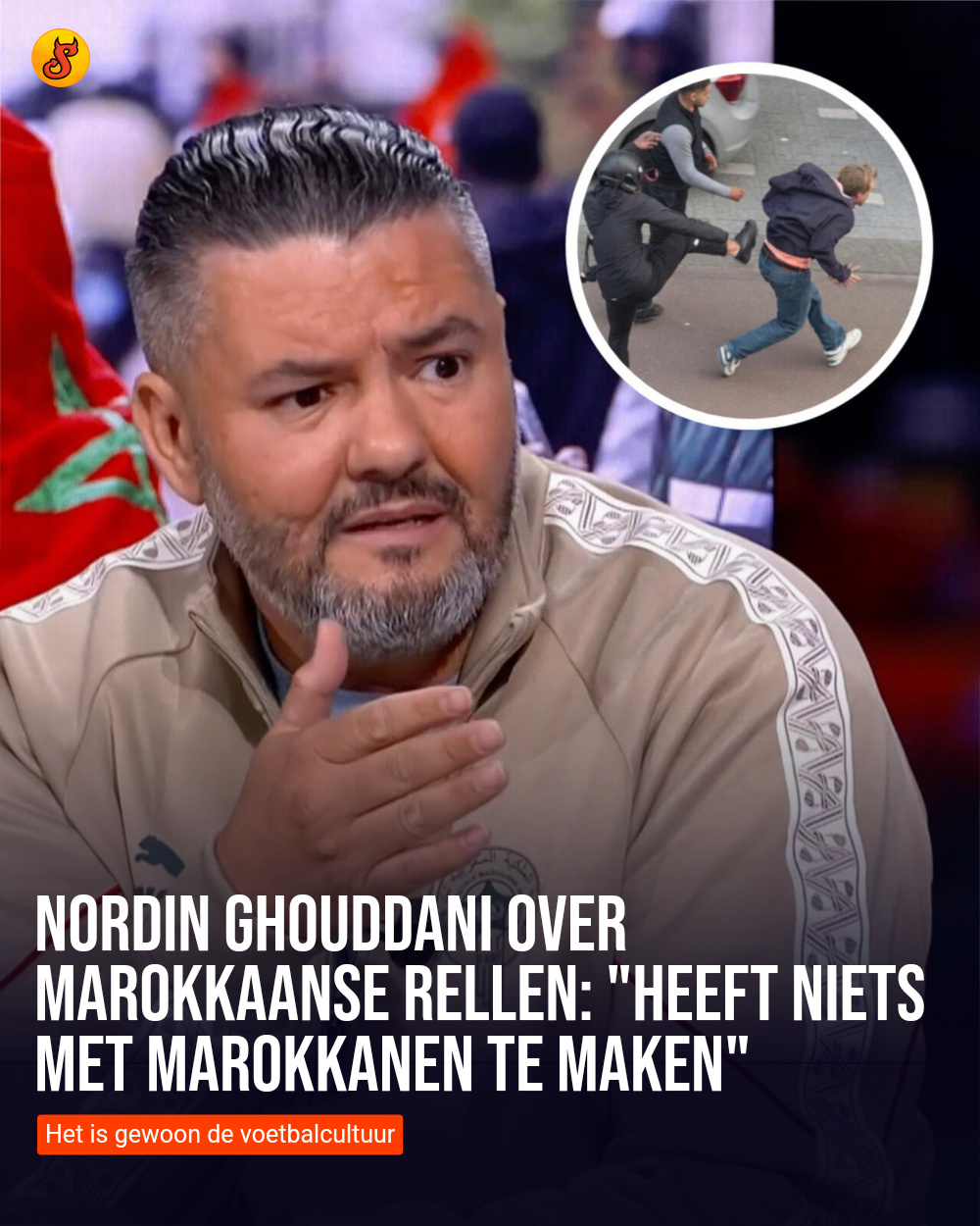Nordin Ghouddani over Marokkaanse rellen: "Heeft niets met Marokkanen te maken"
