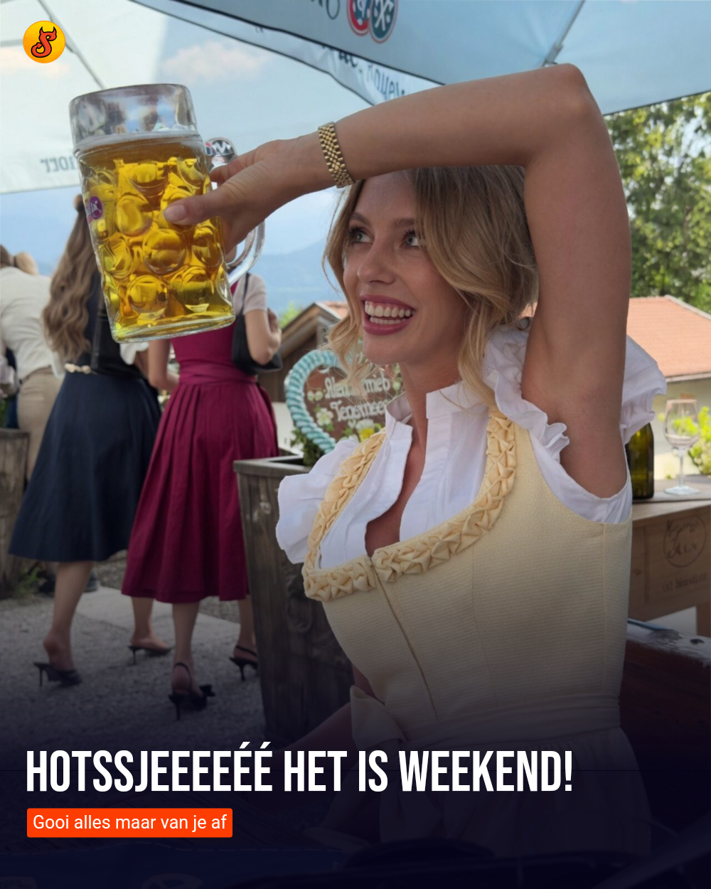 Hotssjeeeeéé het is weekend!