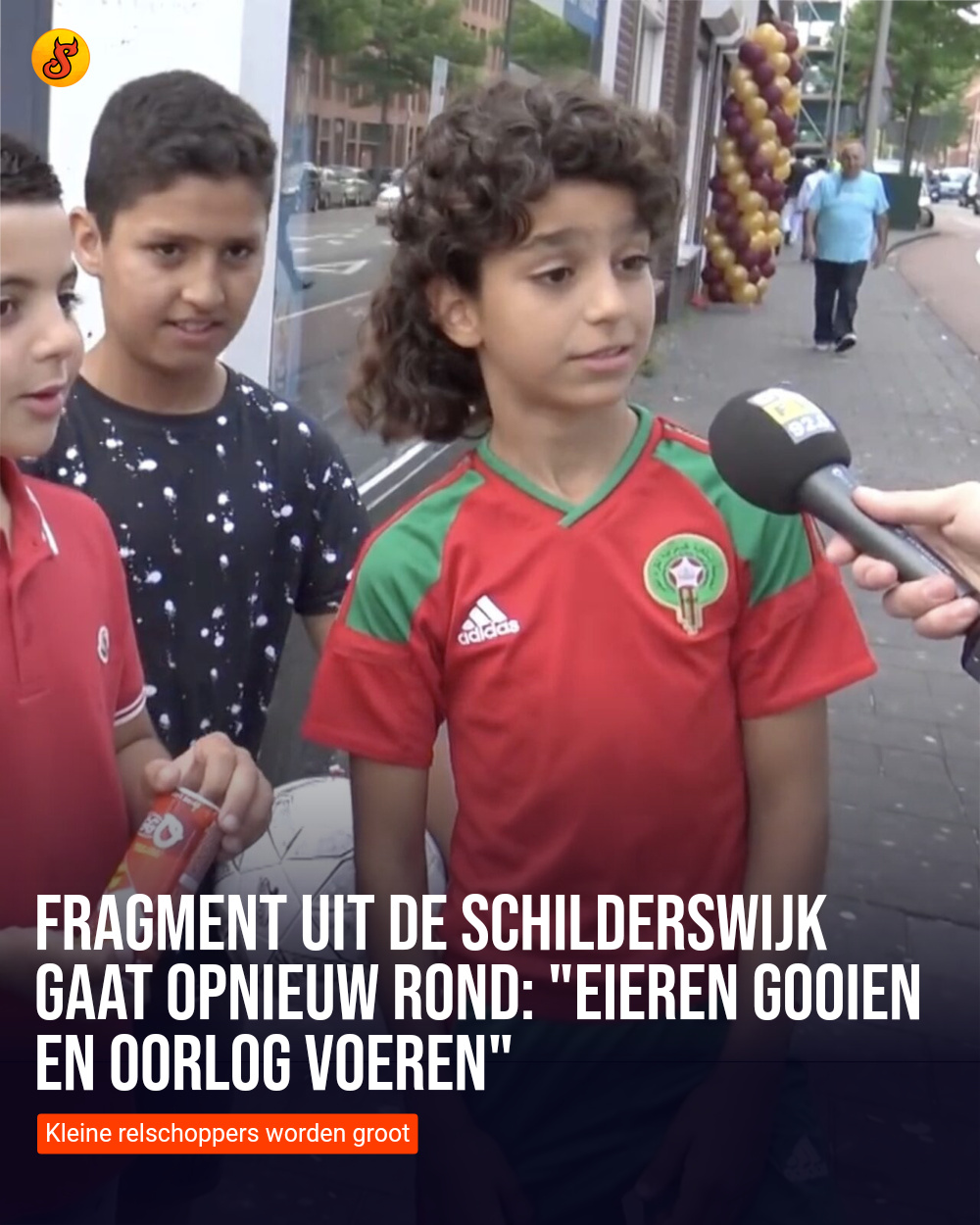 Fragment uit de Schilderswijk gaat opnieuw rond: "Eieren gooien en oorlog voeren"