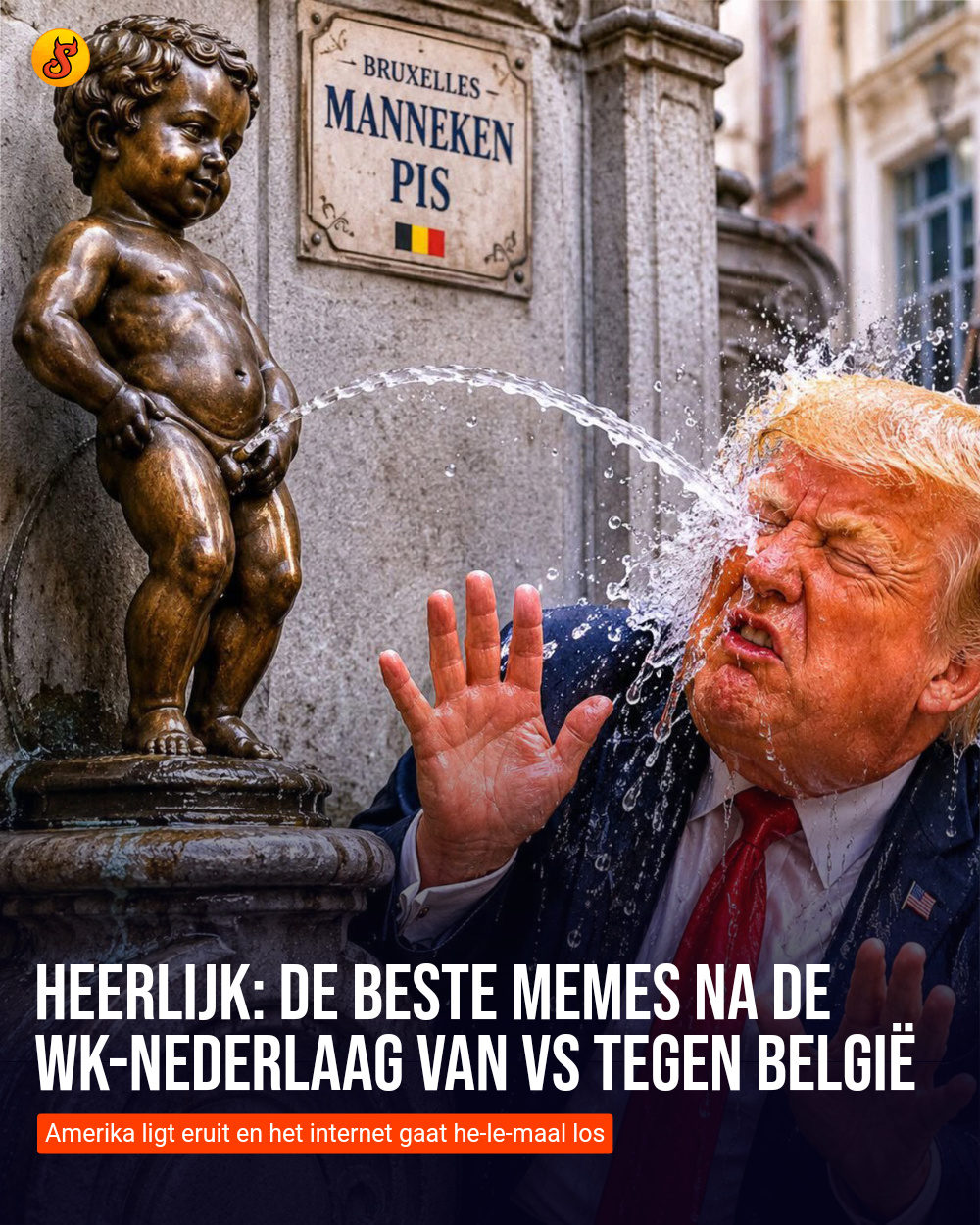 Heerlijk: De beste memes na de WK-nederlaag van VS tegen België