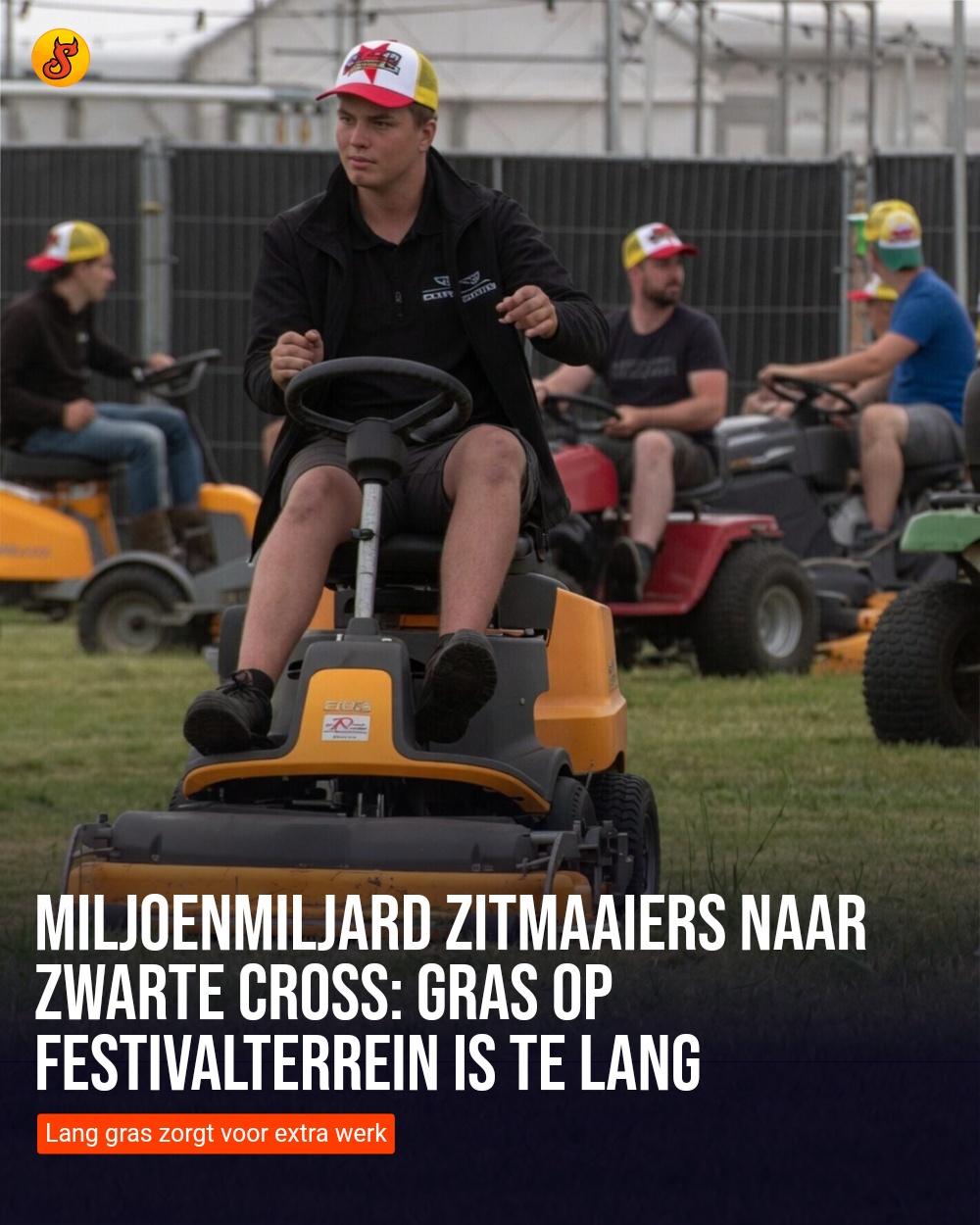 Miljoenmiljard zitmaaiers naar Zwarte Cross: gras op festivalterrein is te lang