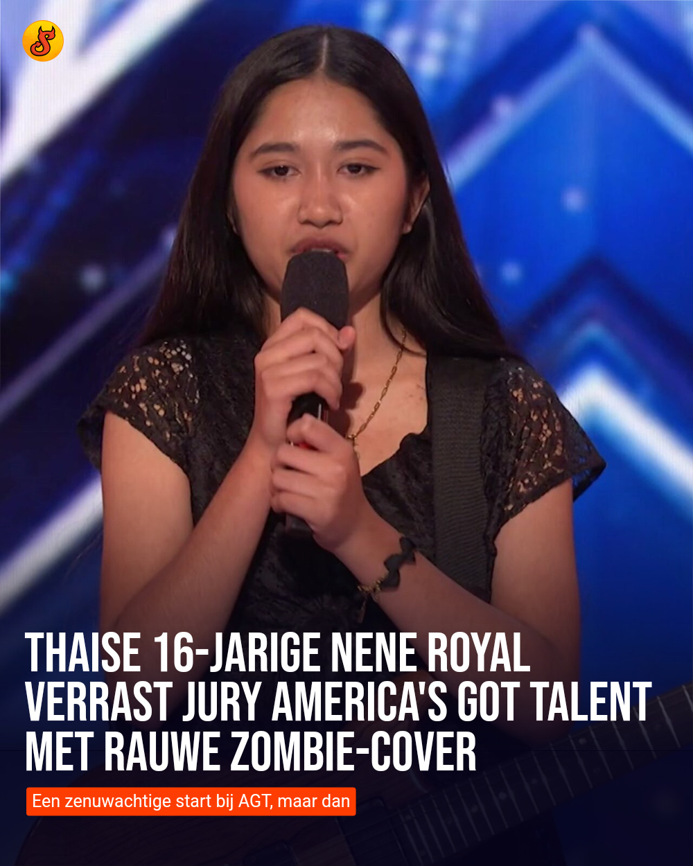 Thaise 16-jarige Nene Royal verrast jury America's Got Talent met rauwe Zombie-cover