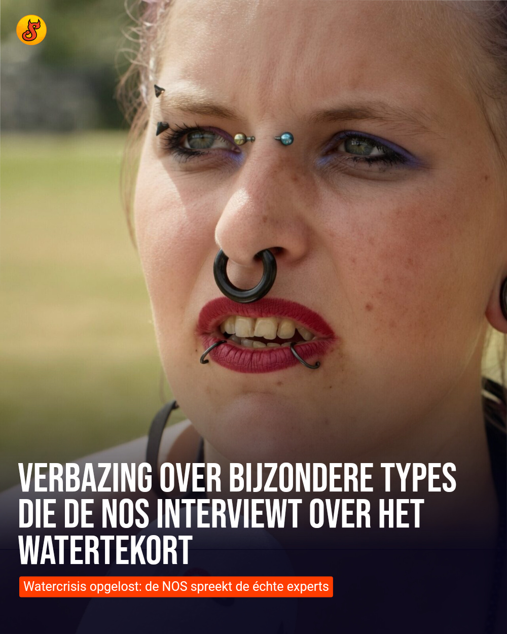 Verbazing over bijzondere types die de NOS interviewt over het watertekort