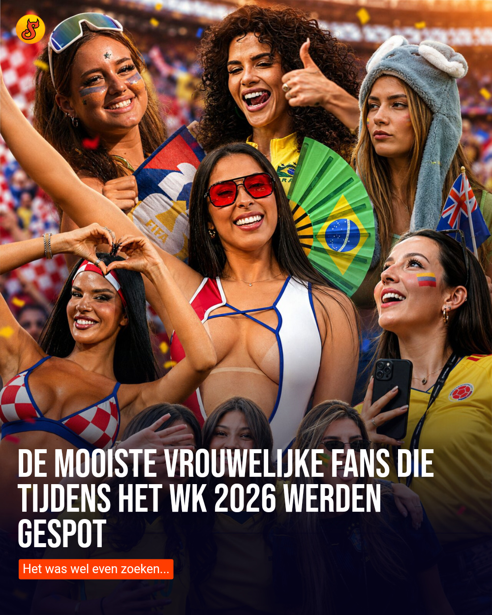 De mooiste vrouwelijke fans die tijdens het WK 2026 werden gespot