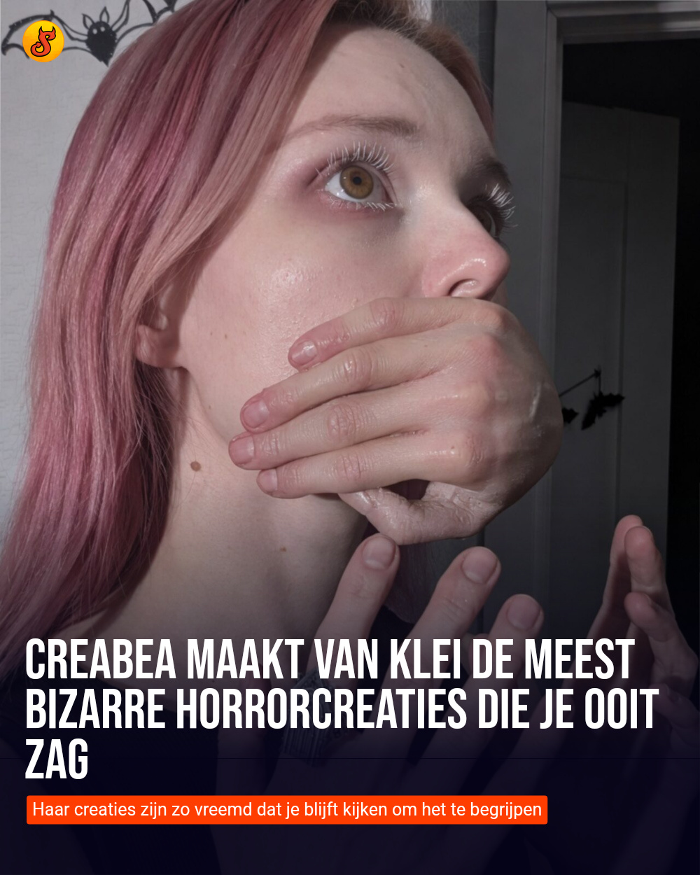 Creabea maakt van klei de meest bizarre horrorcreaties die je ooit zag