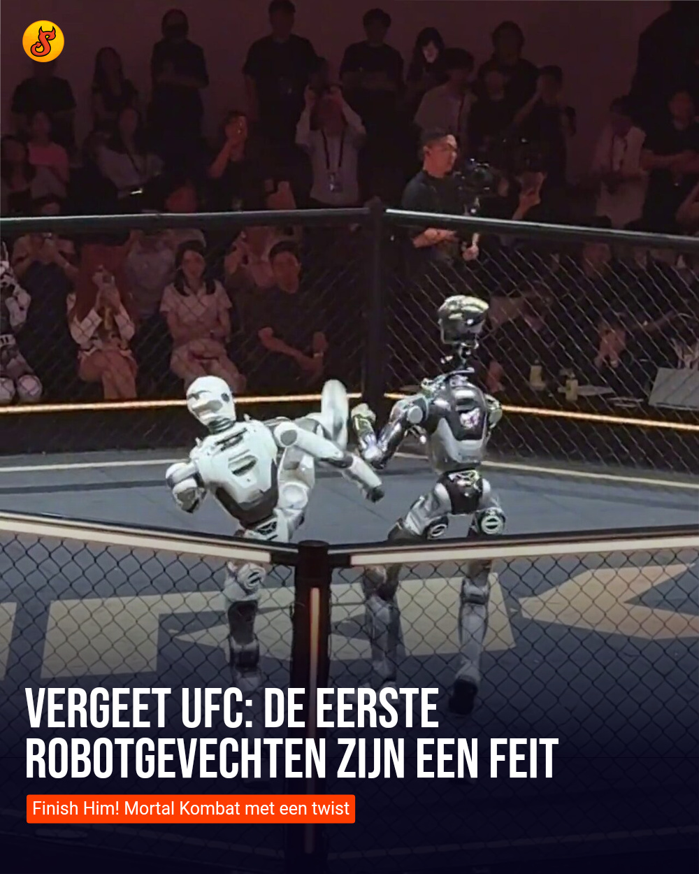 Vergeet UFC: de eerste robotgevechten zijn een feit