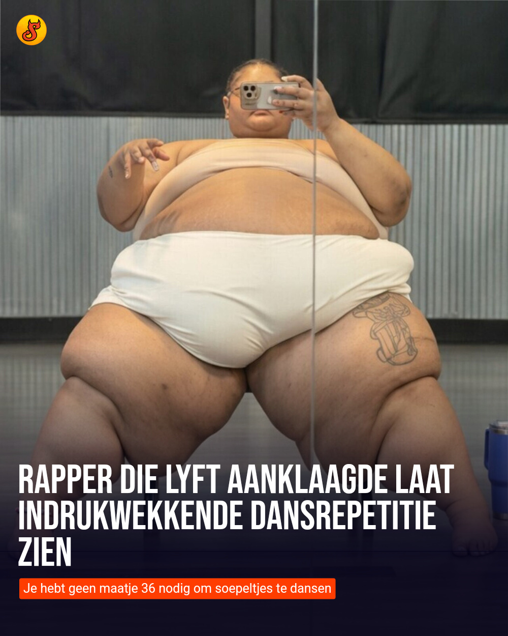 Rapper die Lyft aanklaagde laat indrukwekkende dansrepetitie zien