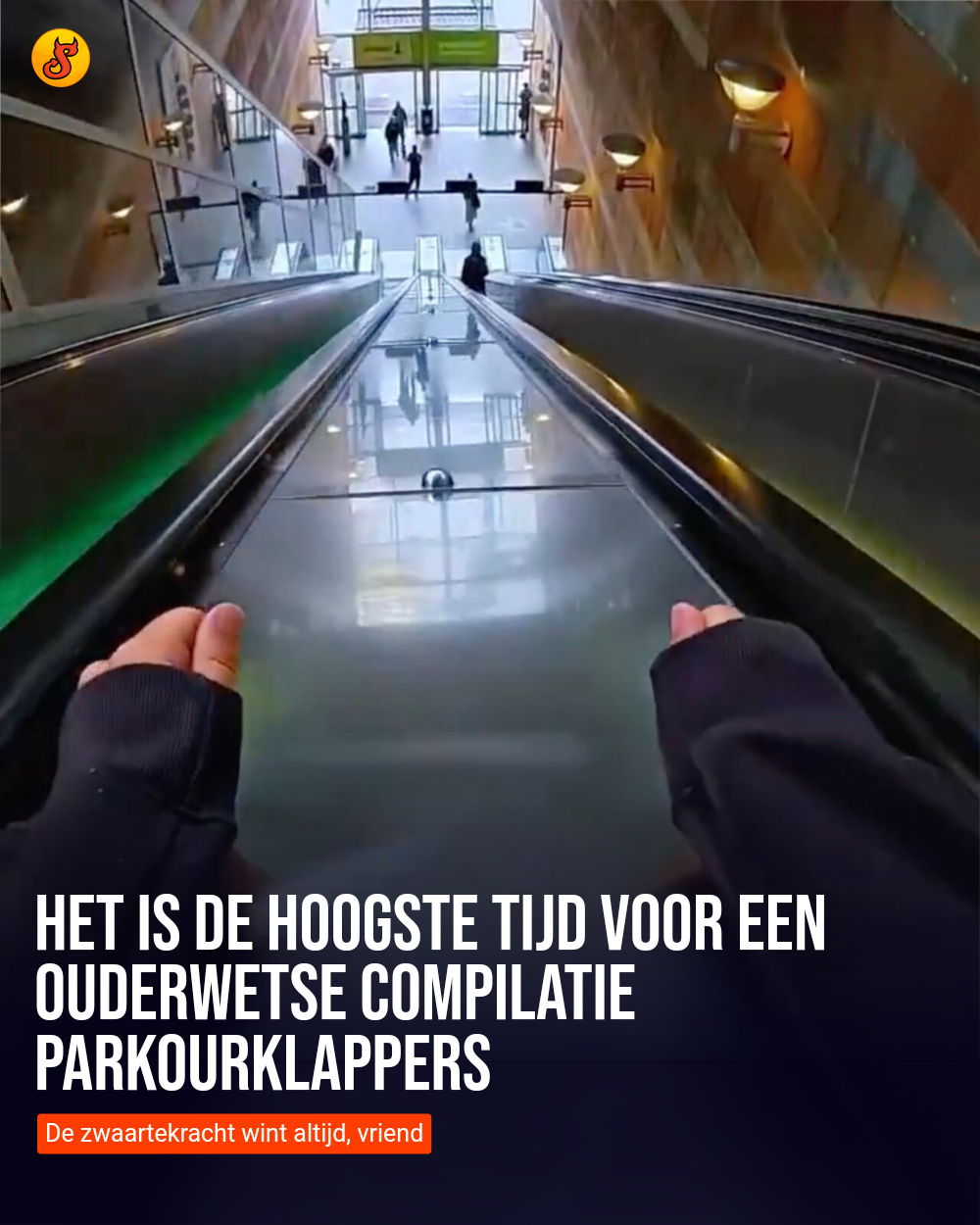 Het is de hoogste tijd voor een ouderwetse compilatie parkourklappers