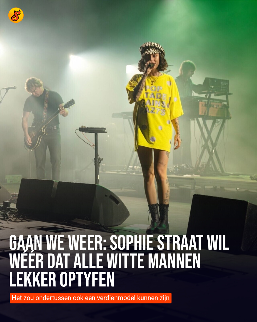 Gaan we weer: Sophie Straat wil wéér dat alle witte mannen lekker optyfen
