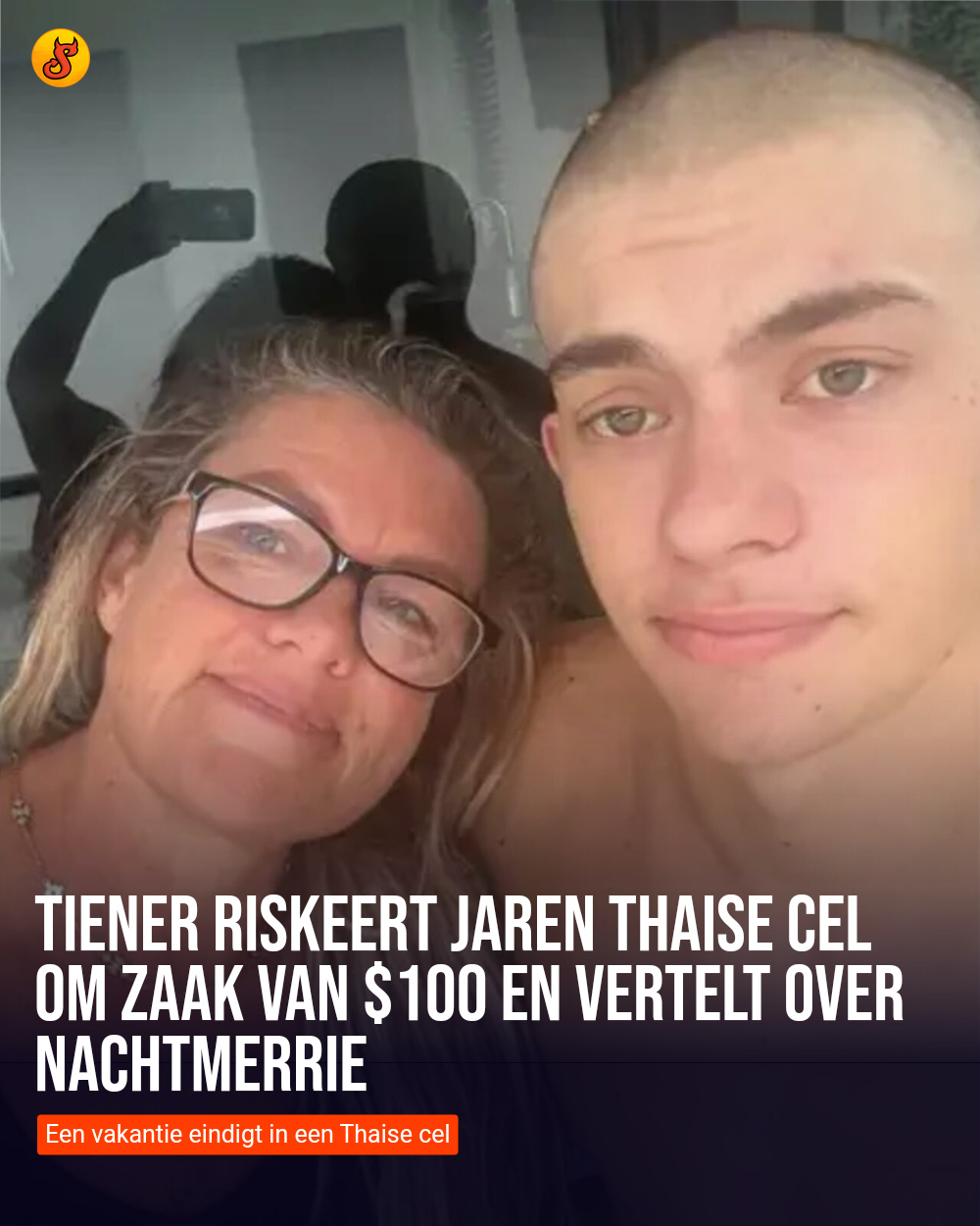 Tiener riskeert jaren Thaise cel om zaak van $100 en vertelt over nachtmerrie