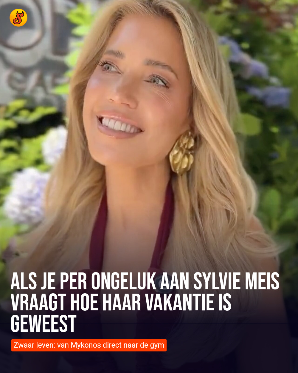 Als je per ongeluk aan Sylvie Meis vraagt hoe haar vakantie is geweest