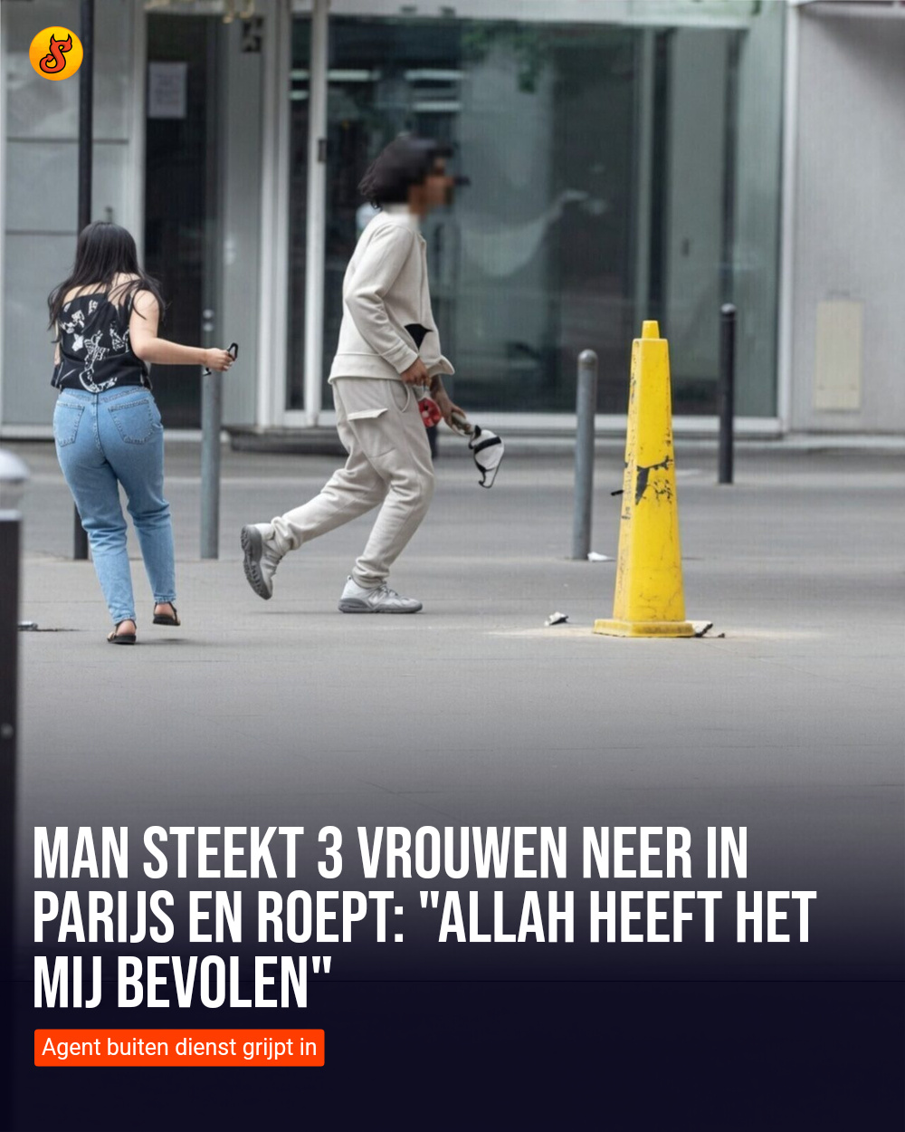 Man steekt 3 vrouwen neer in Parijs en roept: "Allah heeft het mij bevolen"