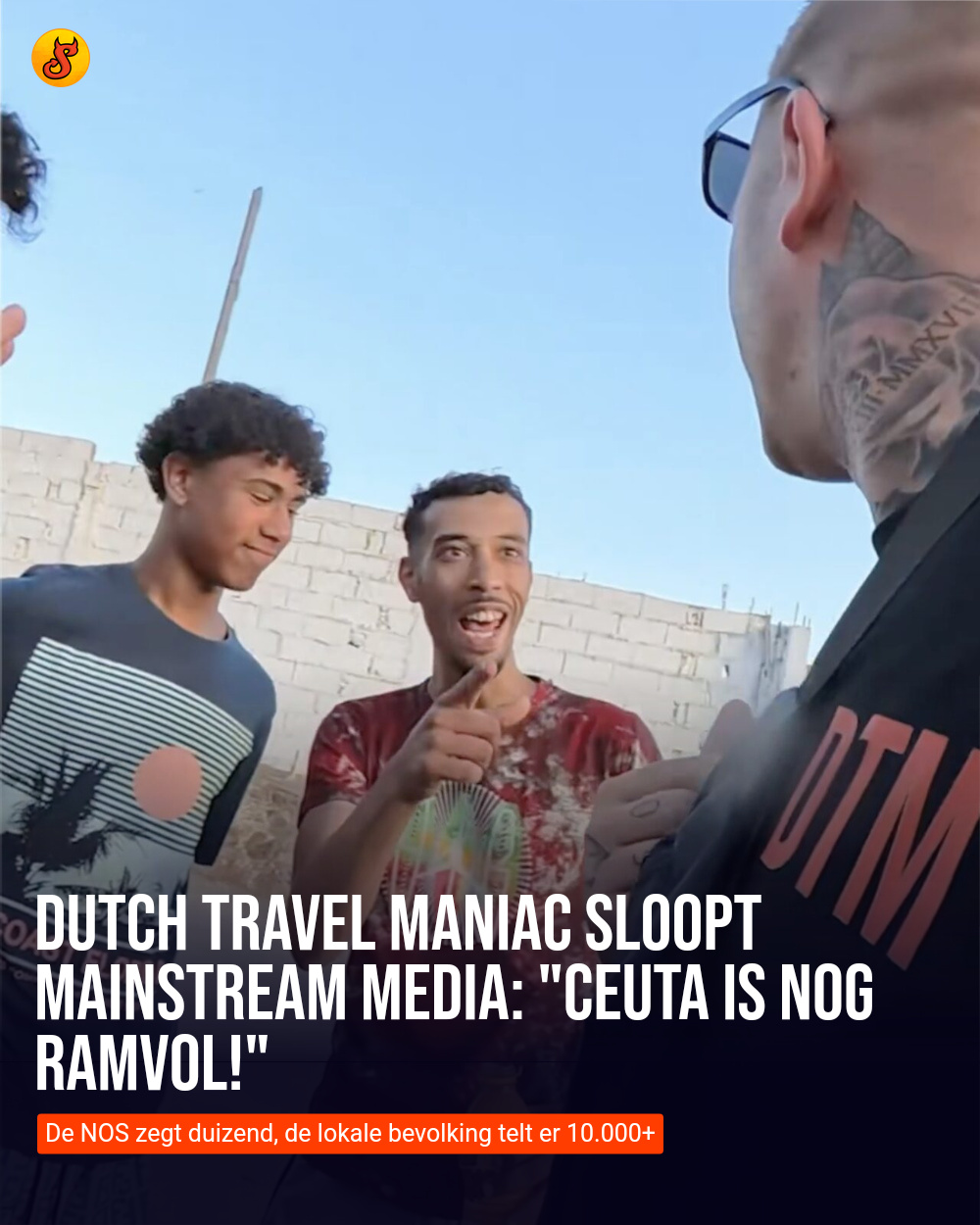 Dutch Travel Maniac sloopt mainstream media: "Ceuta is nog ramvol!"