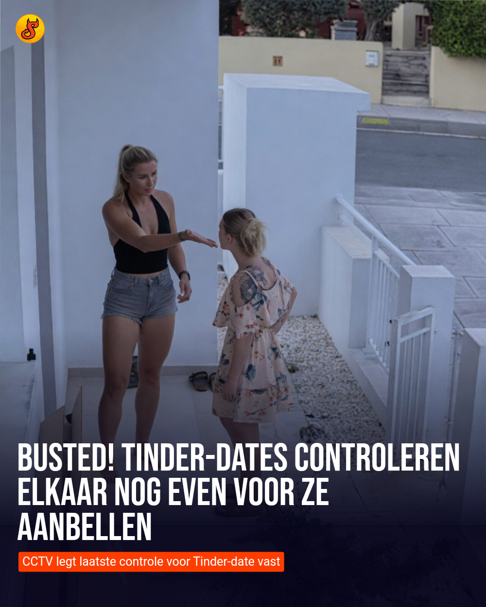 BUSTED! Tinder-dates controleren elkaar nog even voor ze aanbellen