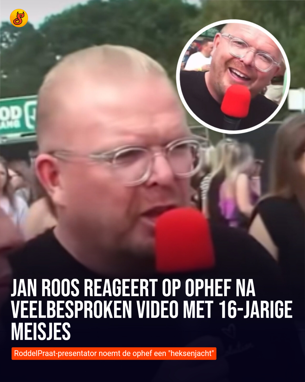 Jan Roos reageert op ophef na veelbesproken video met 16-jarige meisjes