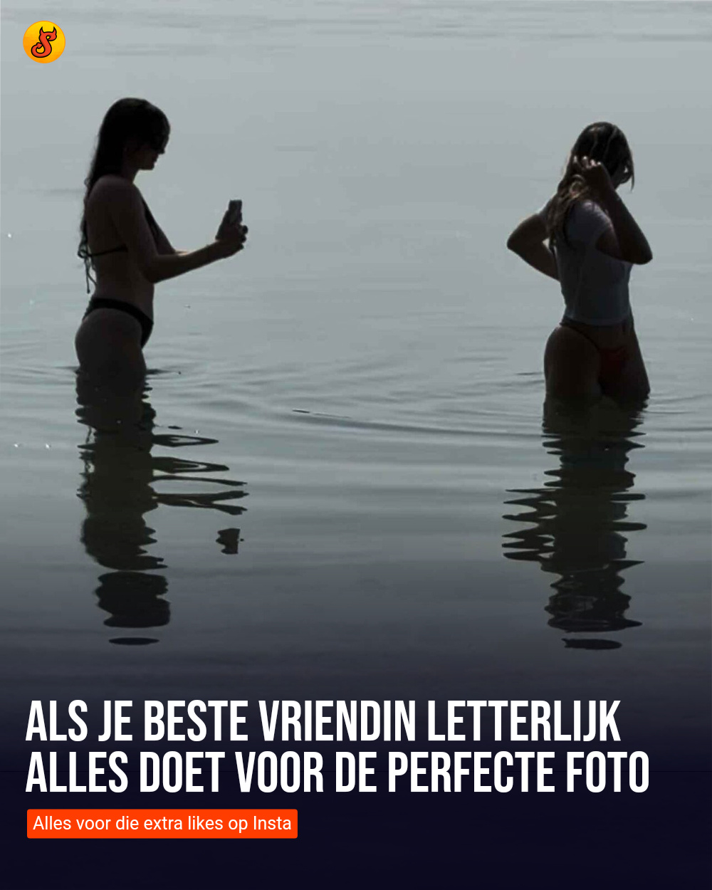Als je beste vriendin letterlijk ALLES doet voor de perfecte foto