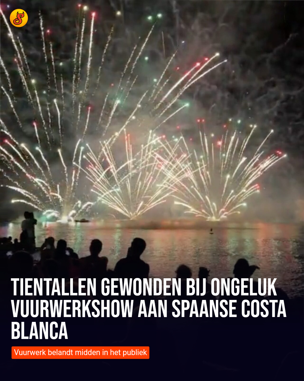 Tientallen gewonden bij ongeluk vuurwerkshow aan Spaanse Costa Blanca