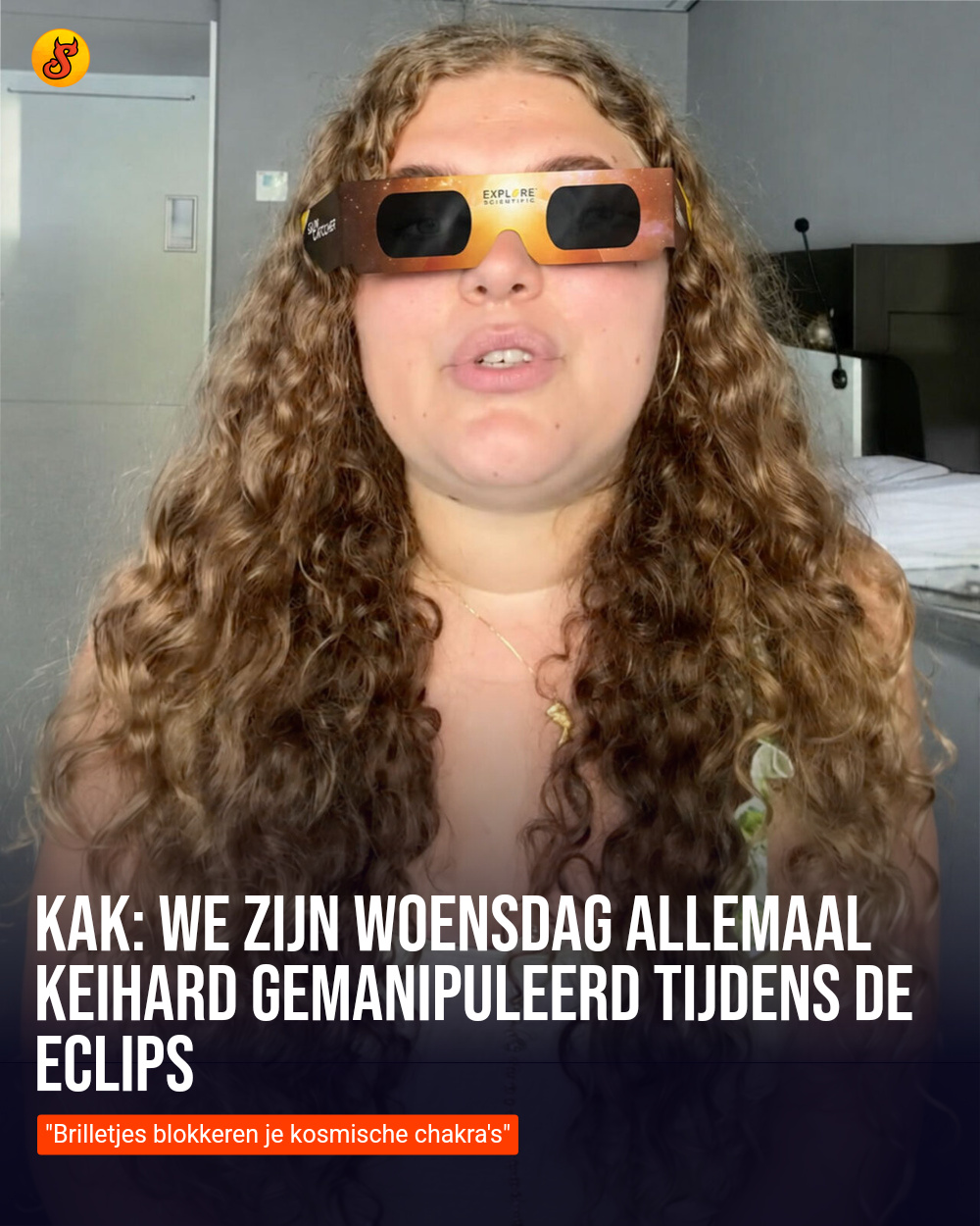 Kak: We zijn woensdag allemaal keihard gemanipuleerd tijdens de eclips