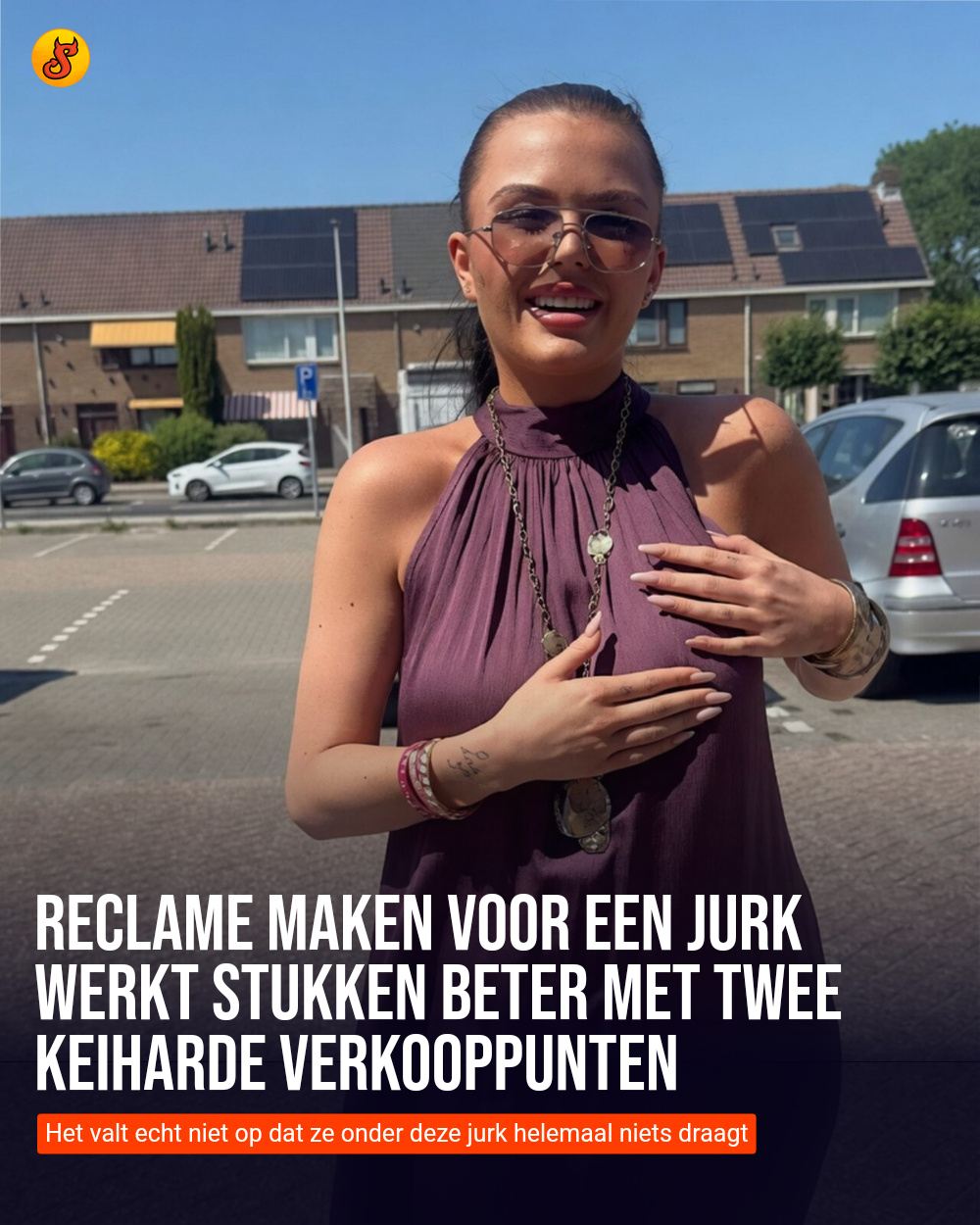 Reclame maken voor een jurk werkt stukken beter met twee keiharde verkooppunten
