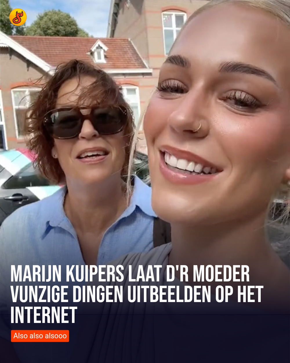 Marijn Kuipers laat d'r moeder vunzige dingen uitbeelden op het internet