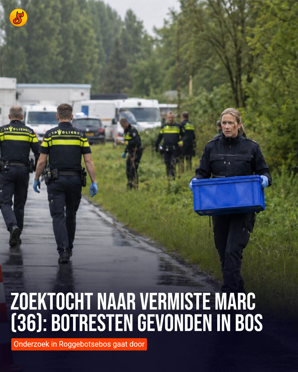 Zoektocht naar vermiste Marc (36): botresten gevonden in bos