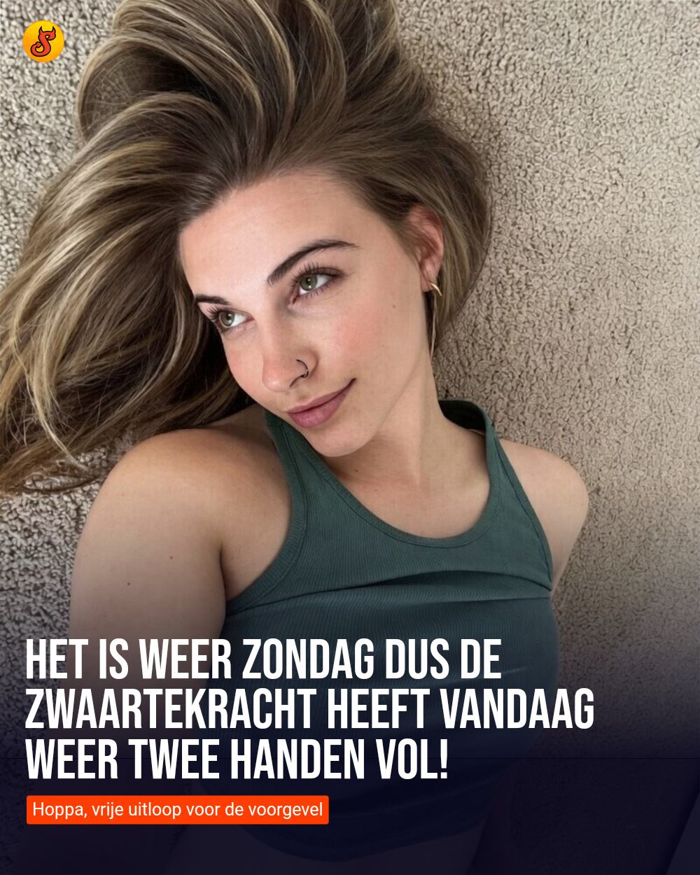 Het is weer zondag dus de zwaartekracht heeft vandaag weer twee handen vol!