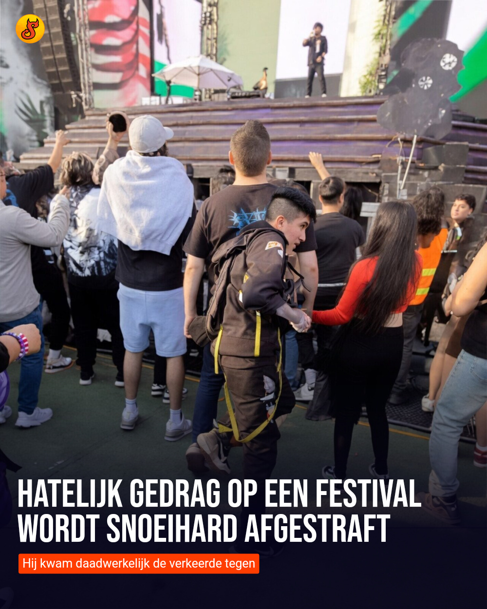Hatelijk gedrag op een festival wordt SNOEIHARD afgestraft