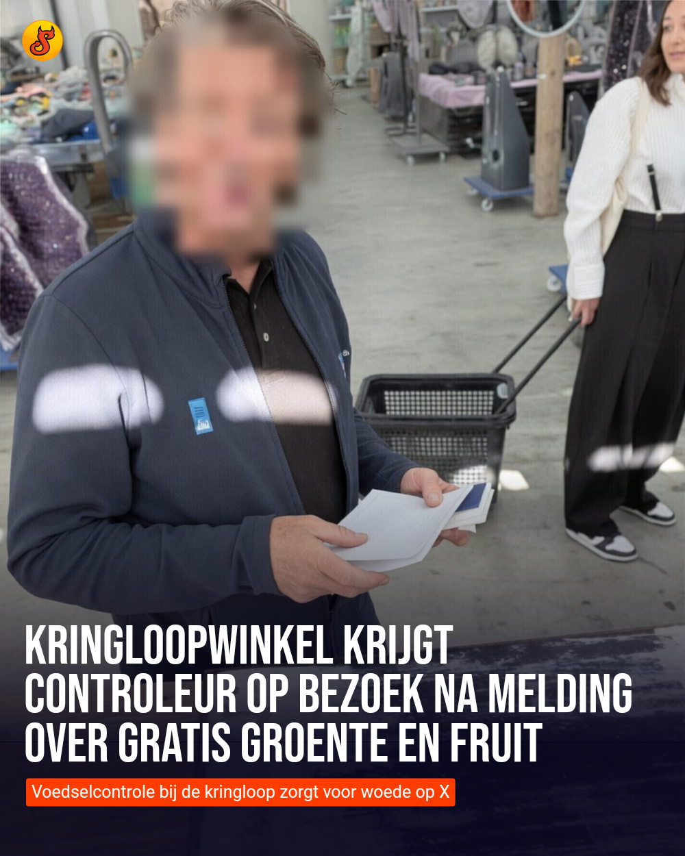 Kringloopwinkel krijgt controleur op bezoek na melding over gratis groente en fruit