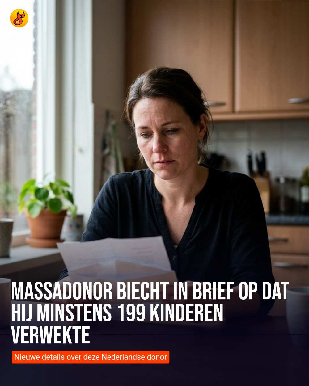 Massadonor biecht in brief op dat hij minstens 199 kinderen verwekte
