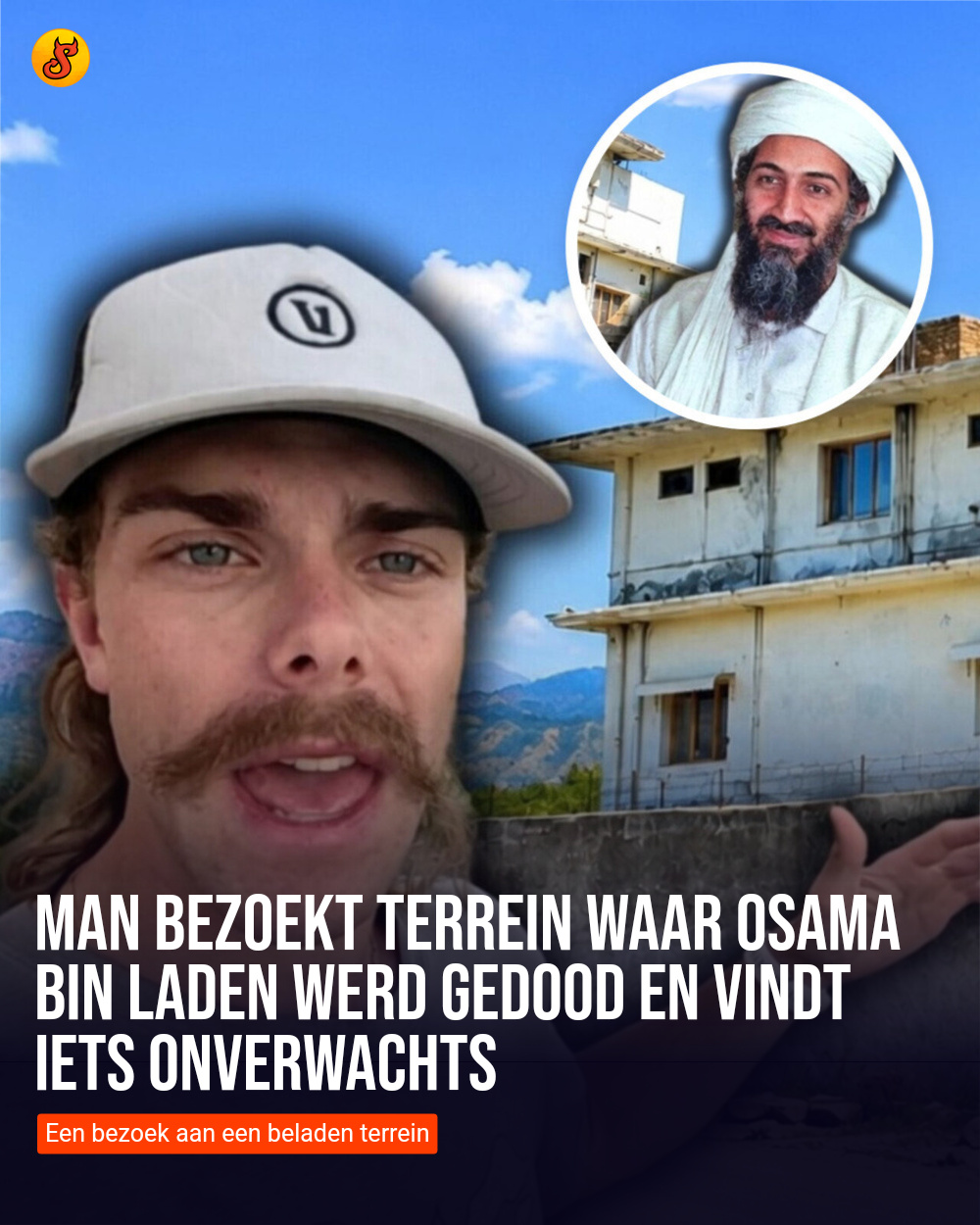 Man bezoekt terrein waar Osama bin Laden werd gedood en vindt iets onverwachts