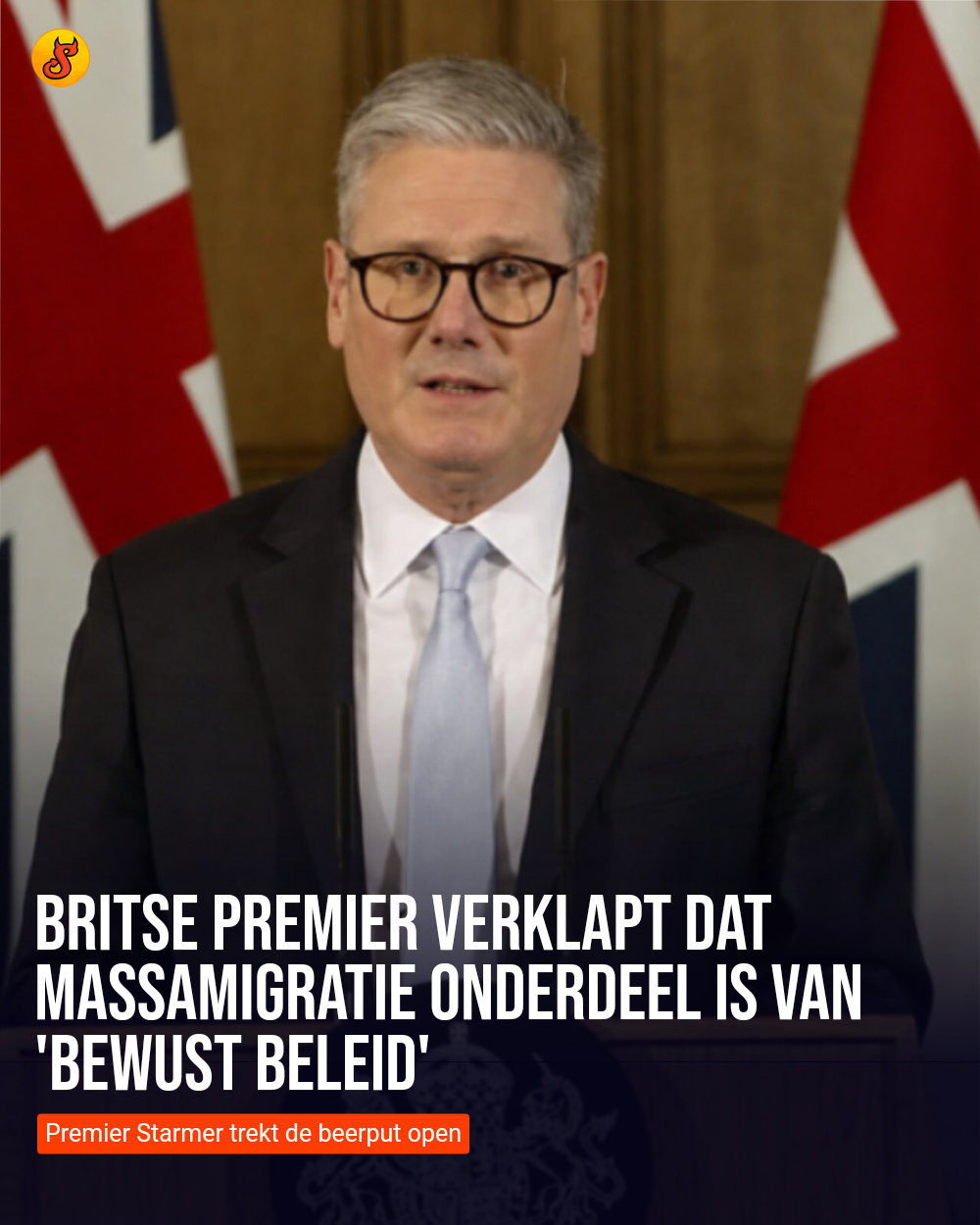 Britse premier verklapt dat massamigratie onderdeel is van 'bewust beleid'