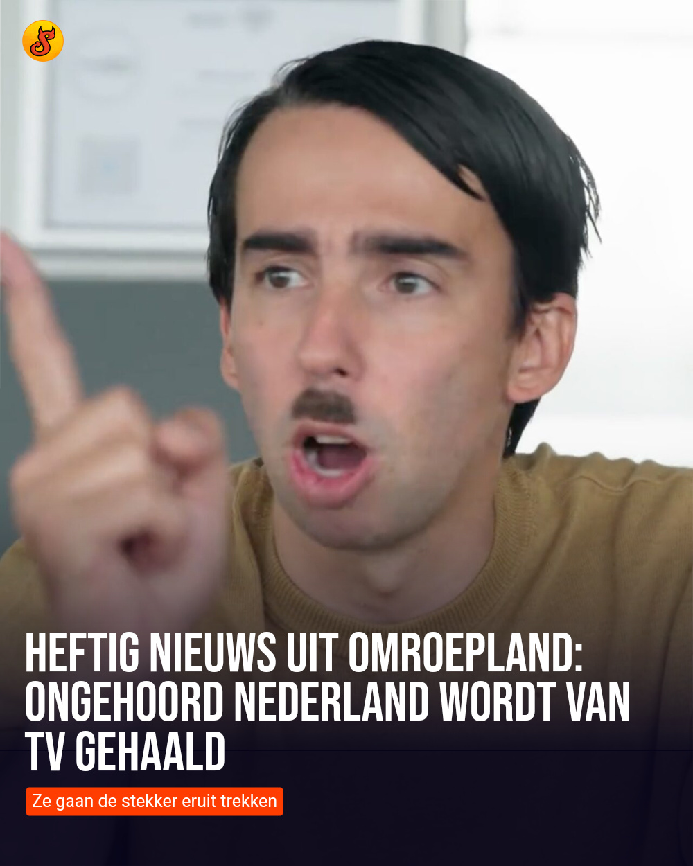 Heftig nieuws uit omroepland: Ongehoord Nederland wordt van tv gehaald
