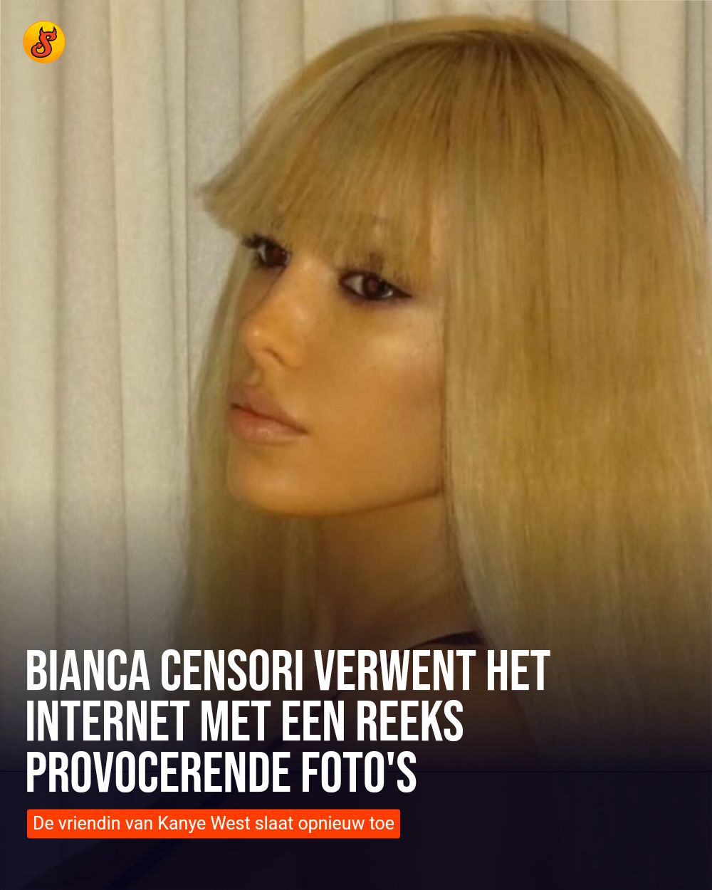 Bianca Censori verwent het internet met een reeks provocerende foto's